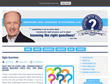 Tablet Screenshot of leadingwithquestions.com
